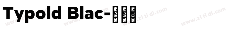 Typold Blac字体转换